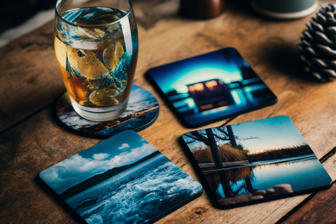 How Do You Make Coasters With Pictures?