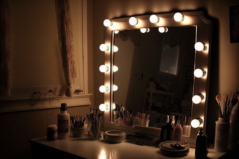 How to Install Vanity Lights Around a Mirror?