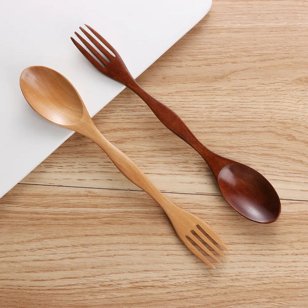 WOODEN Spoon Fork