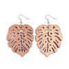 KWHY Wood Leaf Earrings