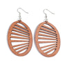 KWHY Wood Leaf Earrings