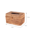 BAKMU Handmade Rattan Tissue Box Cover