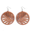 KWHY Wood Leaf Earrings