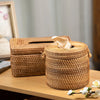 BAKMU Handmade Rattan Tissue Box Cover