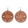 KWHY Wood Leaf Earrings