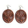 KWHY Wood Leaf Earrings