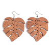 KWHY Wood Leaf Earrings