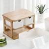 FARTAGO wooden Makeup Organizer