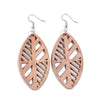 KWHY Wood Leaf Earrings