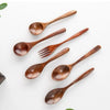 ZABORF Shiny Black Walnut Spoon Set