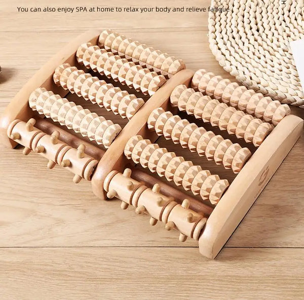 HANRIVER Wooden Feet Massager