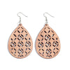 KWHY Wood Leaf Earrings