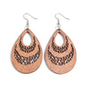 KWHY Wood Leaf Earrings