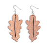 KWHY Wood Leaf Earrings