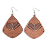 KWHY Wood Leaf Earrings