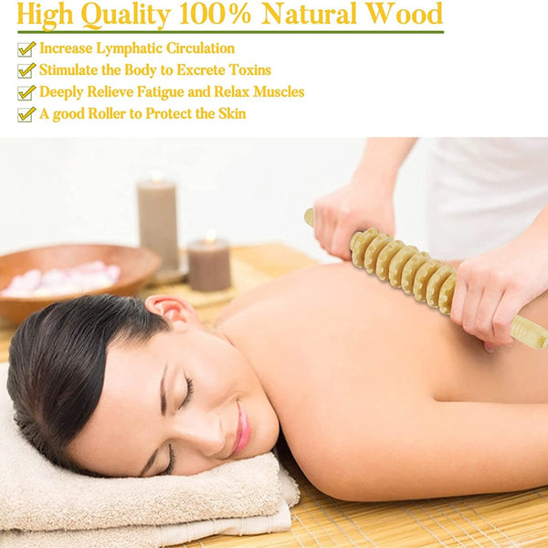 EcoTools Wooden Body Massager, Relieve Sore Muscles, Wood Massager Tool For  Body, Helps Firm & Relieves Muscle Tension, Eco Friendly, Vegan, & Cruelty  Free, 1 Count – EcoTools Beauty