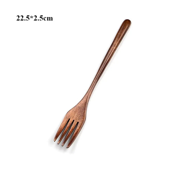 ZABORF Shiny Black Walnut Spoon Set