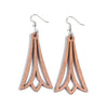 KWHY Wood Leaf Earrings