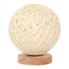 EVERSO LED Rattan Ball Night Light USB Table Lamp