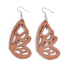 KWHY Wood Leaf Earrings