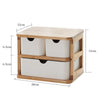 FARTAGO wooden Makeup Organizer