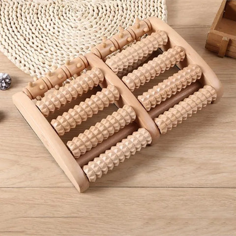 HANRIVER Wooden Feet Massager