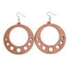 KWHY Wood Leaf Earrings