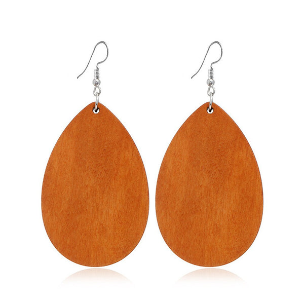BUY Wood Leaf Earrings ON SALE NOW! - Wooden Earth