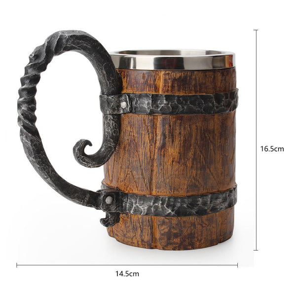 Wooden Tankard (Beer Mug)