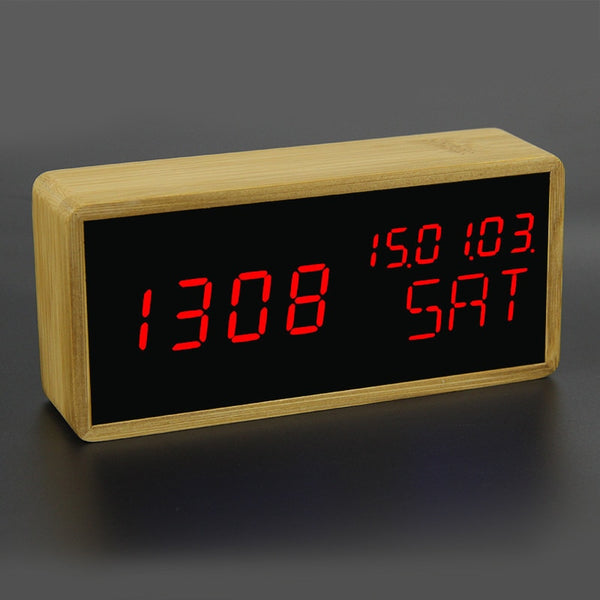 BUY Wooden Alarm Clock ON SALE NOW! - Wooden Earth