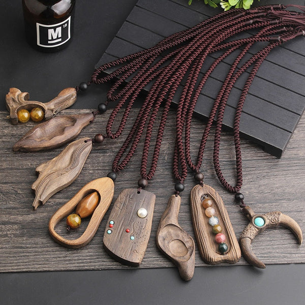 BUY Sandalwood Necklace Pendant ON SALE NOW! - Wooden Earth