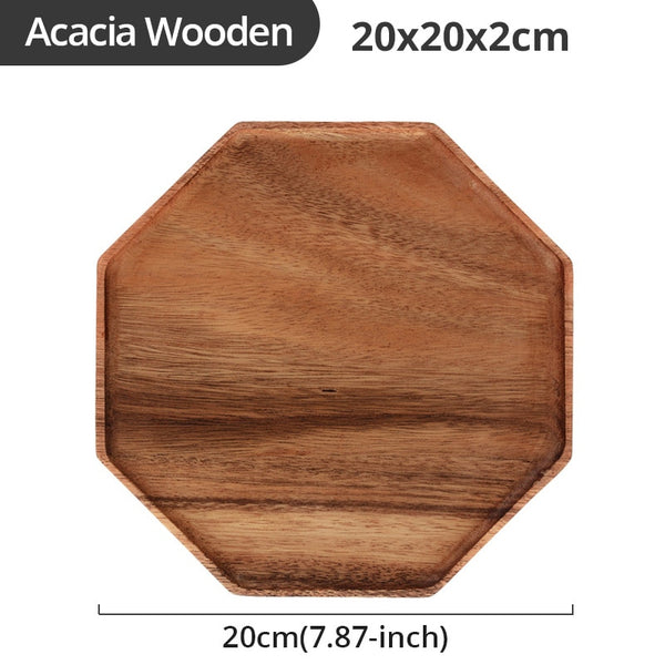 BUY Wooden Kitchen Set Of Trays And Plates ON SALE NOW! - Wooden Earth