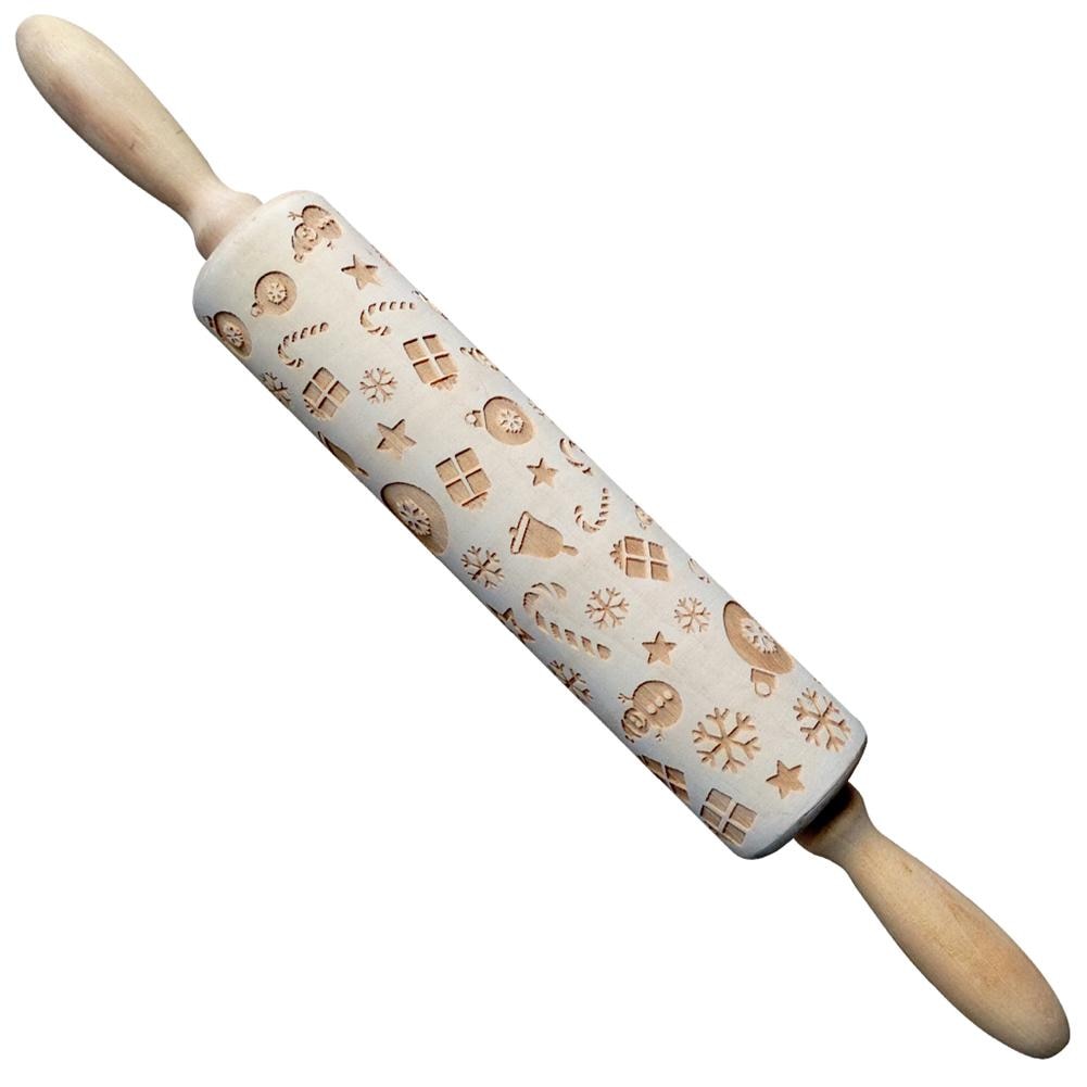 2PCS small rolling pin Small Wooden Kids Rolling Pin Rolling Pin