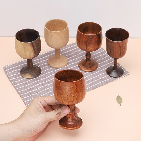 Shop Handcrafted Wooden Drinking Cups Online – woodybeingllc