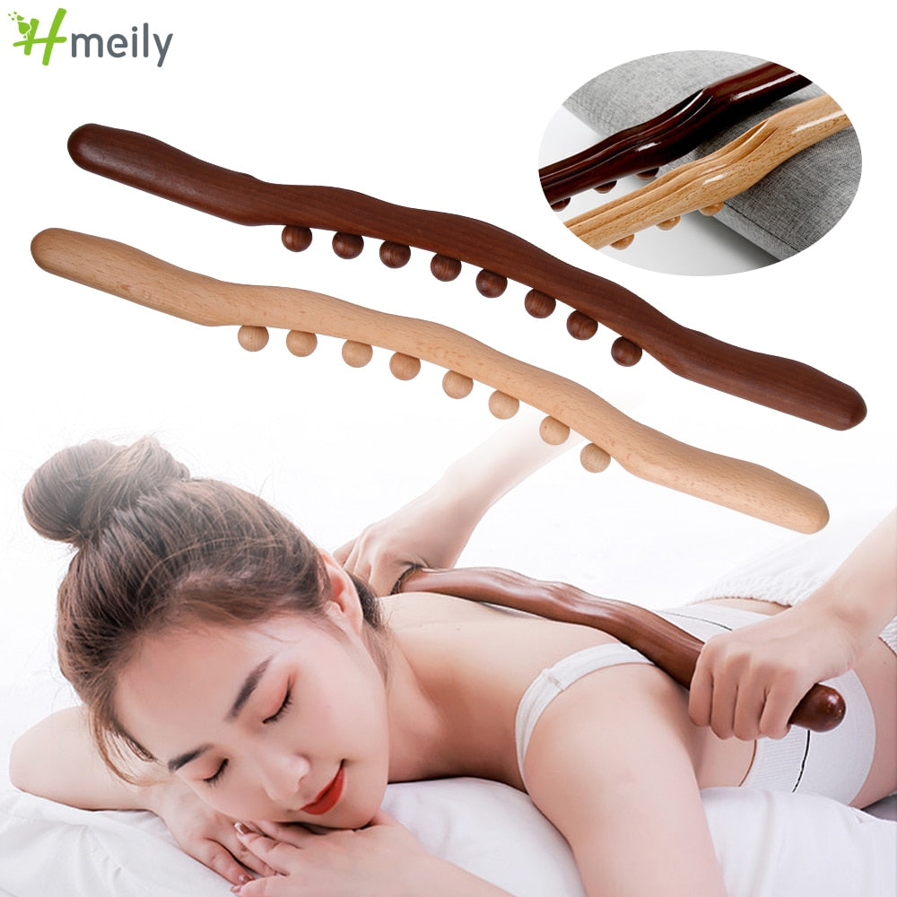 EcoTools Wooden Body Massager, Relieve Sore Muscles, Wood Massager